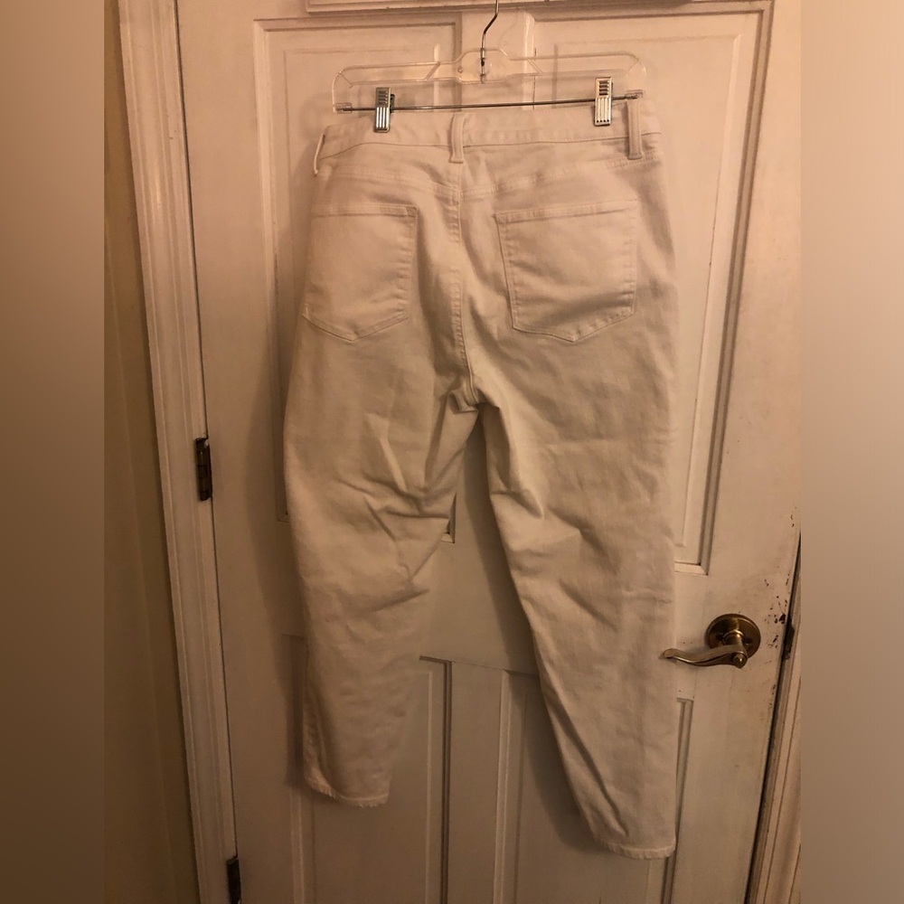 Talbots White Jeans Straight Leg  Classic Denim Design - Picture 4 of 12
